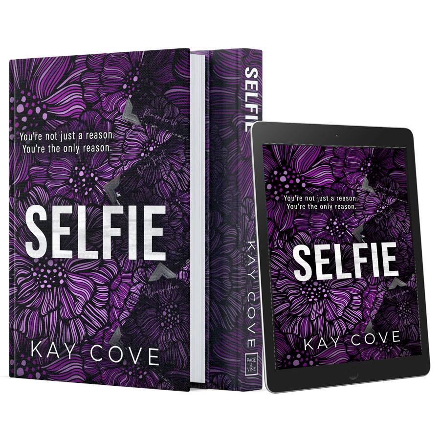 selfie lessons in love series: book 3 and ipad mockup by kay cove