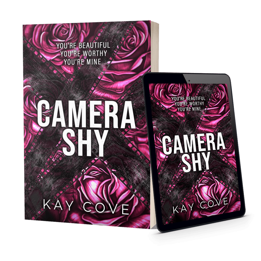 camera shy camera shy book 1 and ipad mockup by kay cove